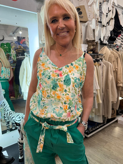 Top Émilie vert