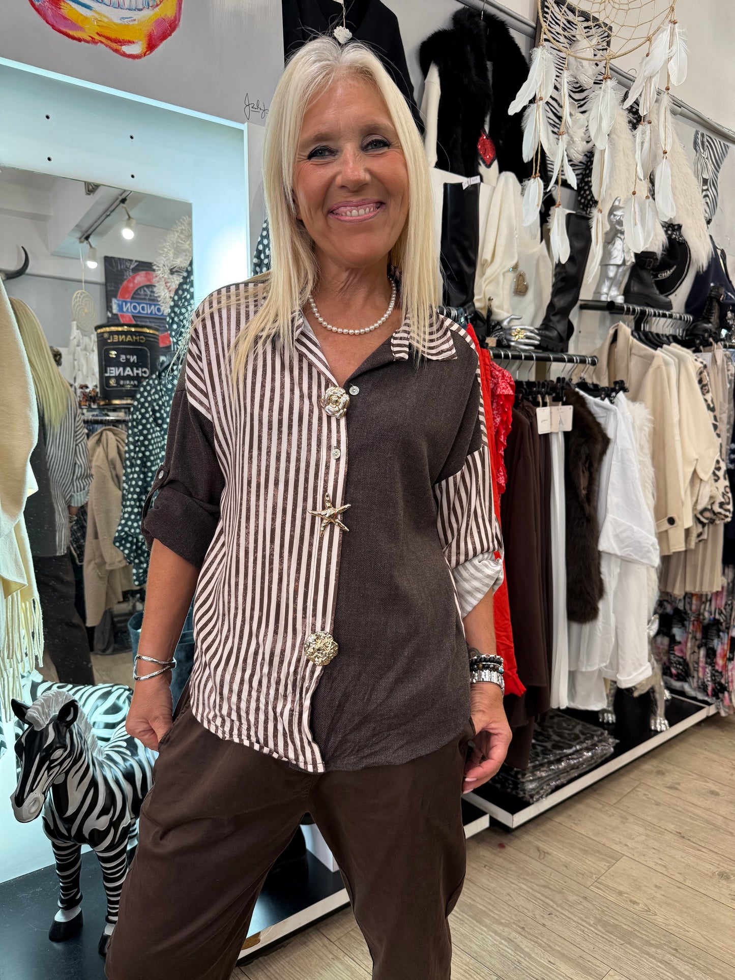 Chemise Emma choco