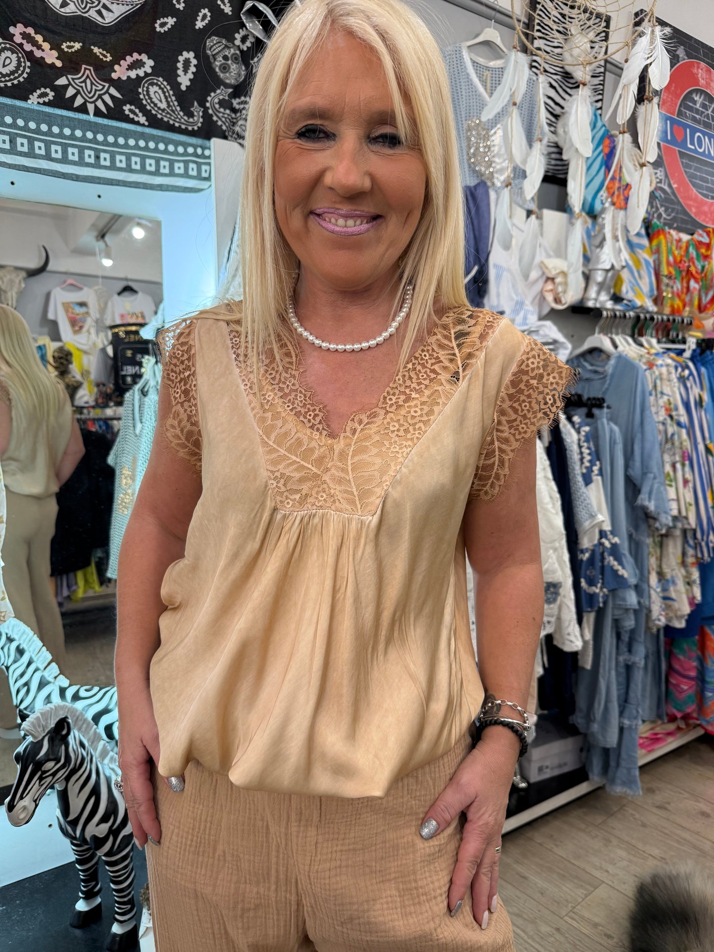 Top rio gde taille camel