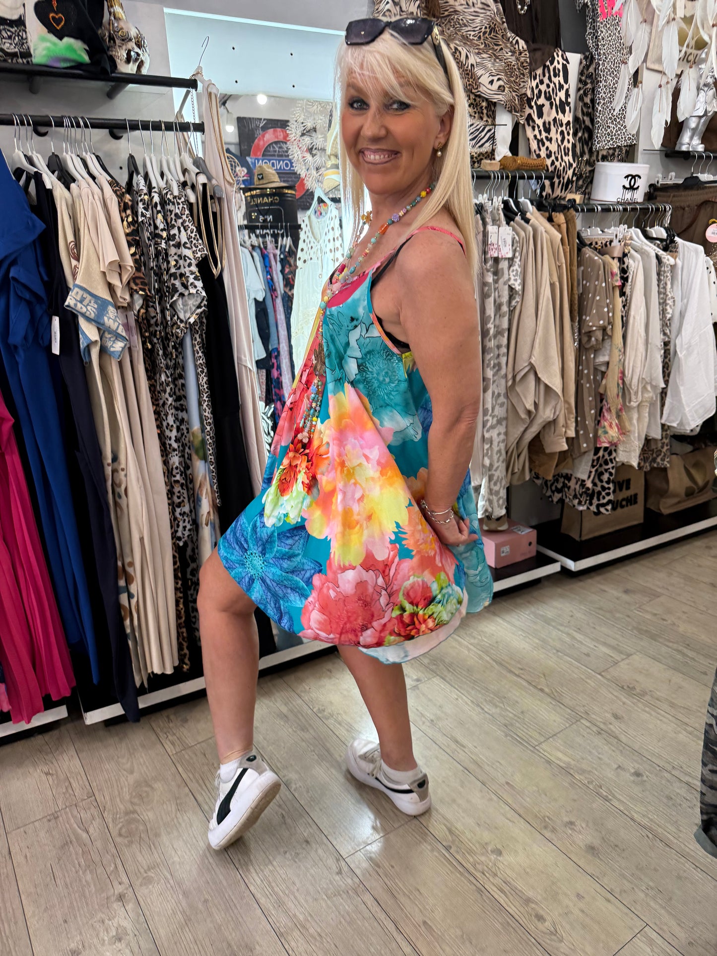 Robe valerie turquoise