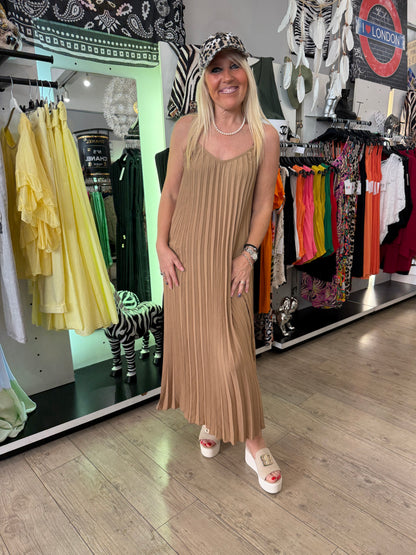 Robe Ève camél