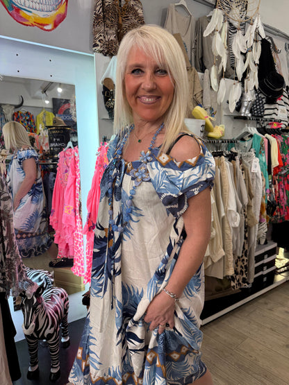Robe baléares bleue
