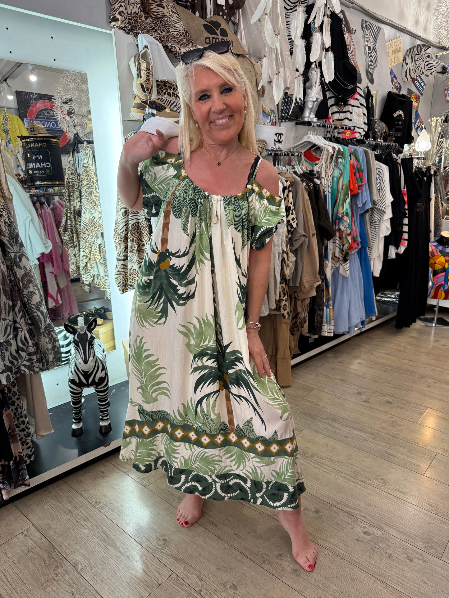 Robe baléares kaki
