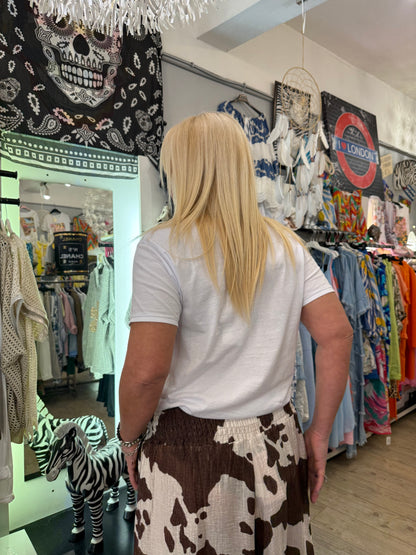 T shirt wild cow