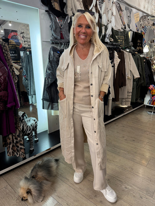 Manteau beige