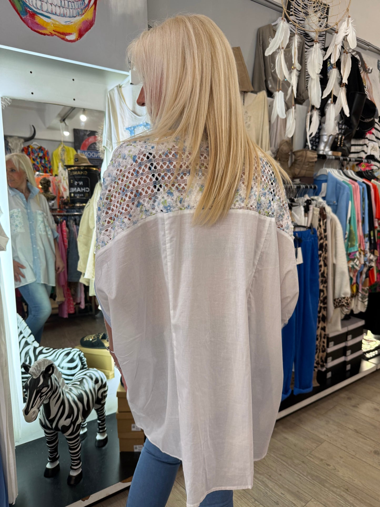 Chemise fleur des champs