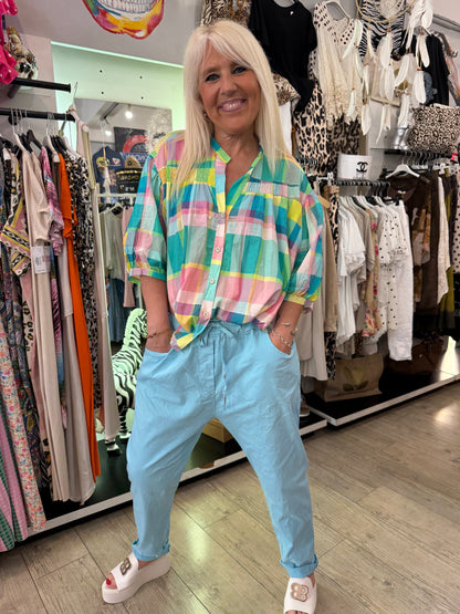 Pantalon magique gde taille ciel