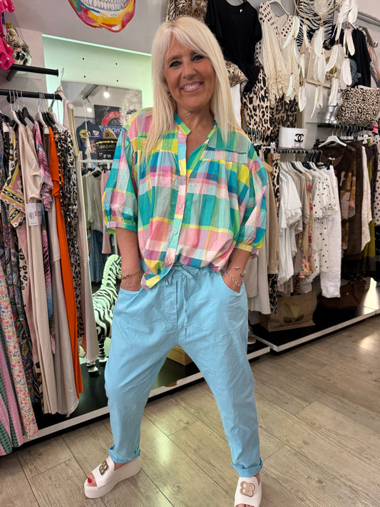 Pantalon magique gde taille ciel