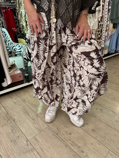 Pantalon porte feuille choco