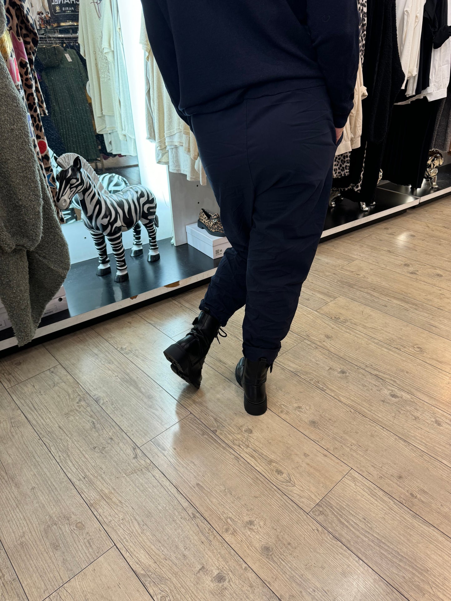 Pantalon magique gde taille marine