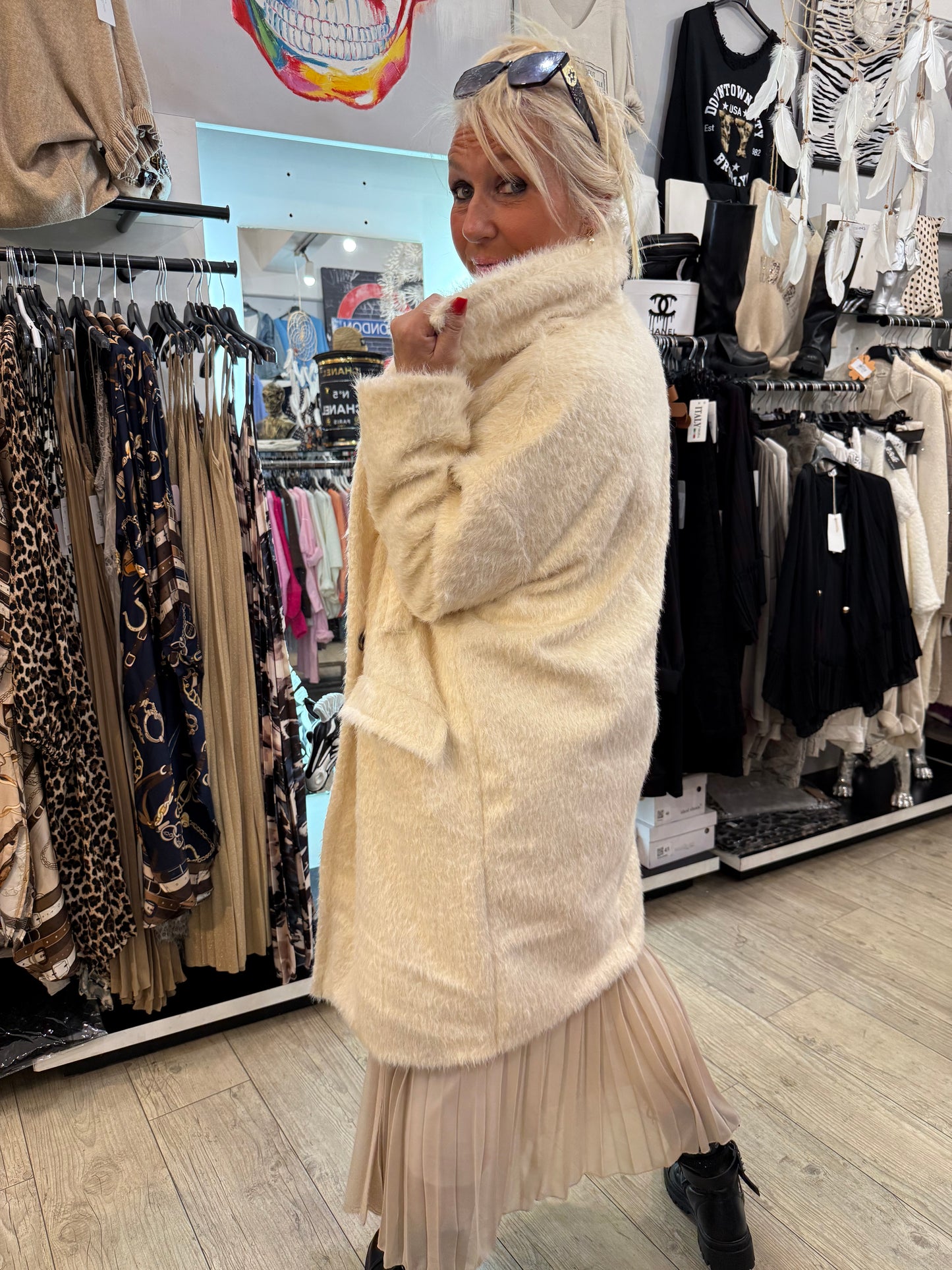 Manteau Charly écru