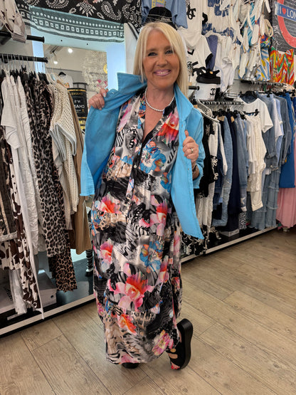 Robe orchidée blue