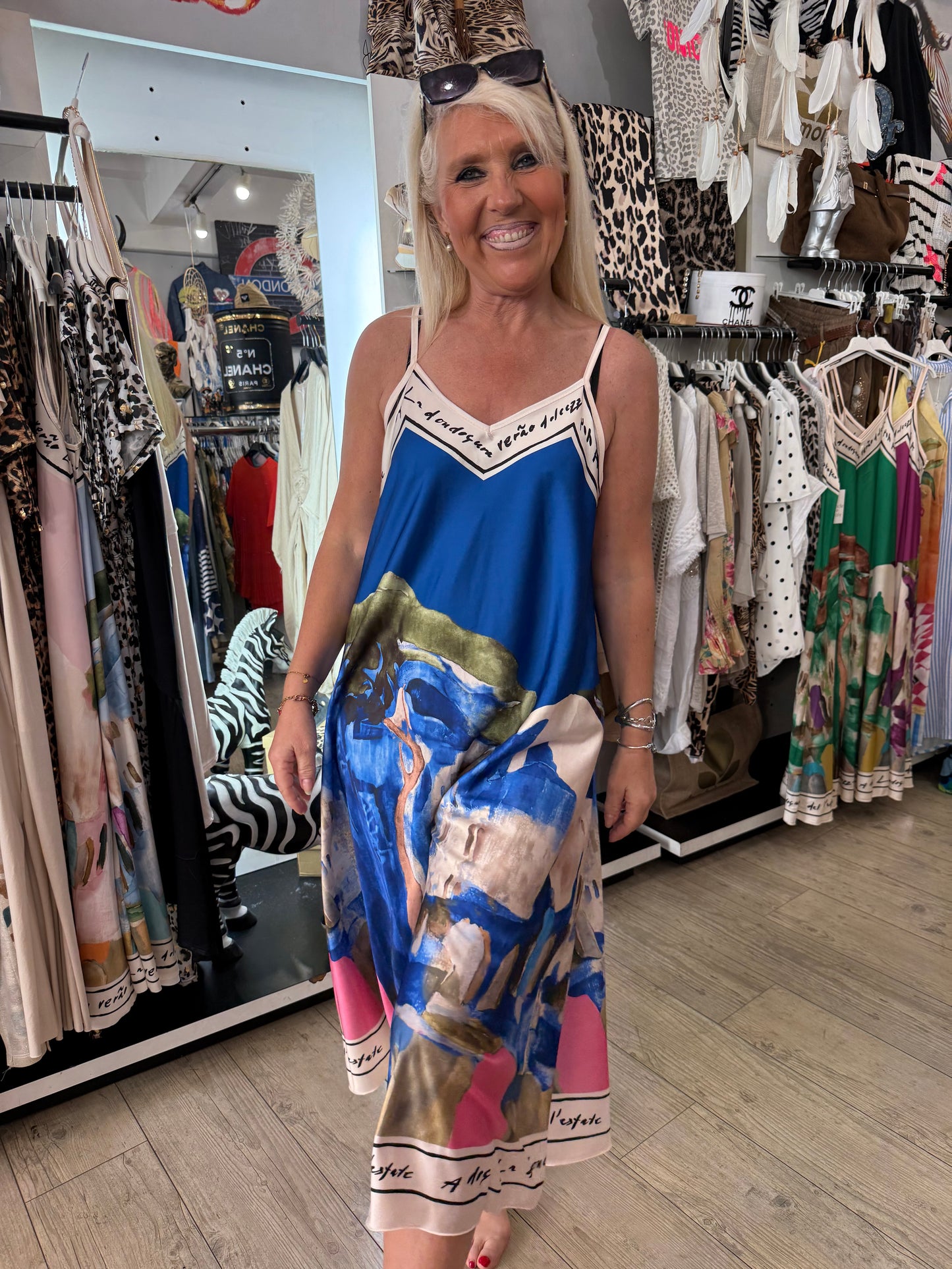 Robe Vérone bleue