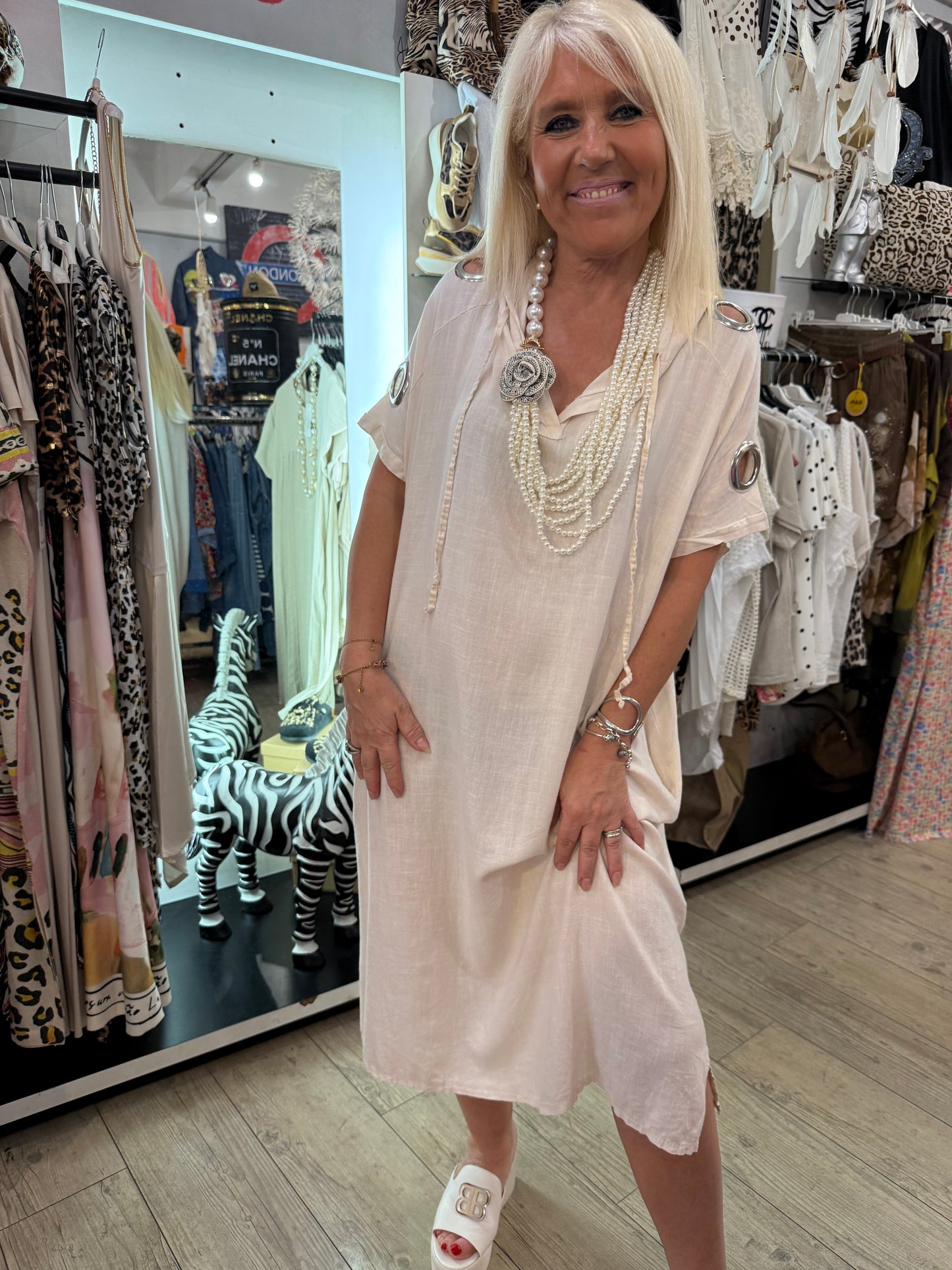 Robe beige Sahara