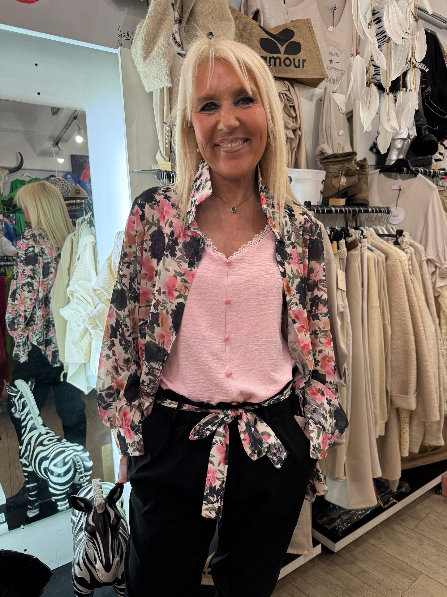 Chemise Émilie noire