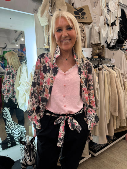 Chemise Émilie noire