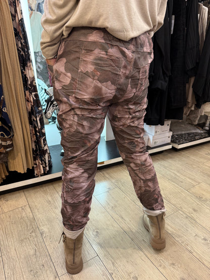 Pantalon gde taille Flowers