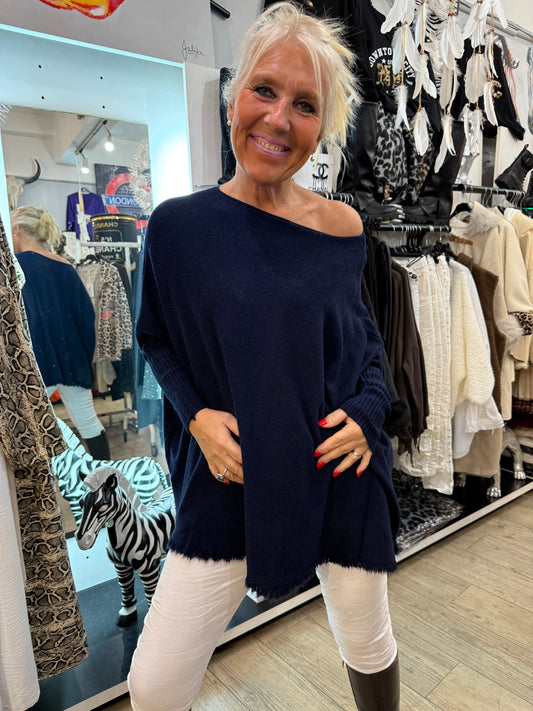 Pull Maryam bleu marine