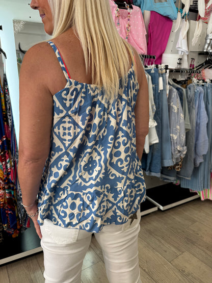 Top bleu