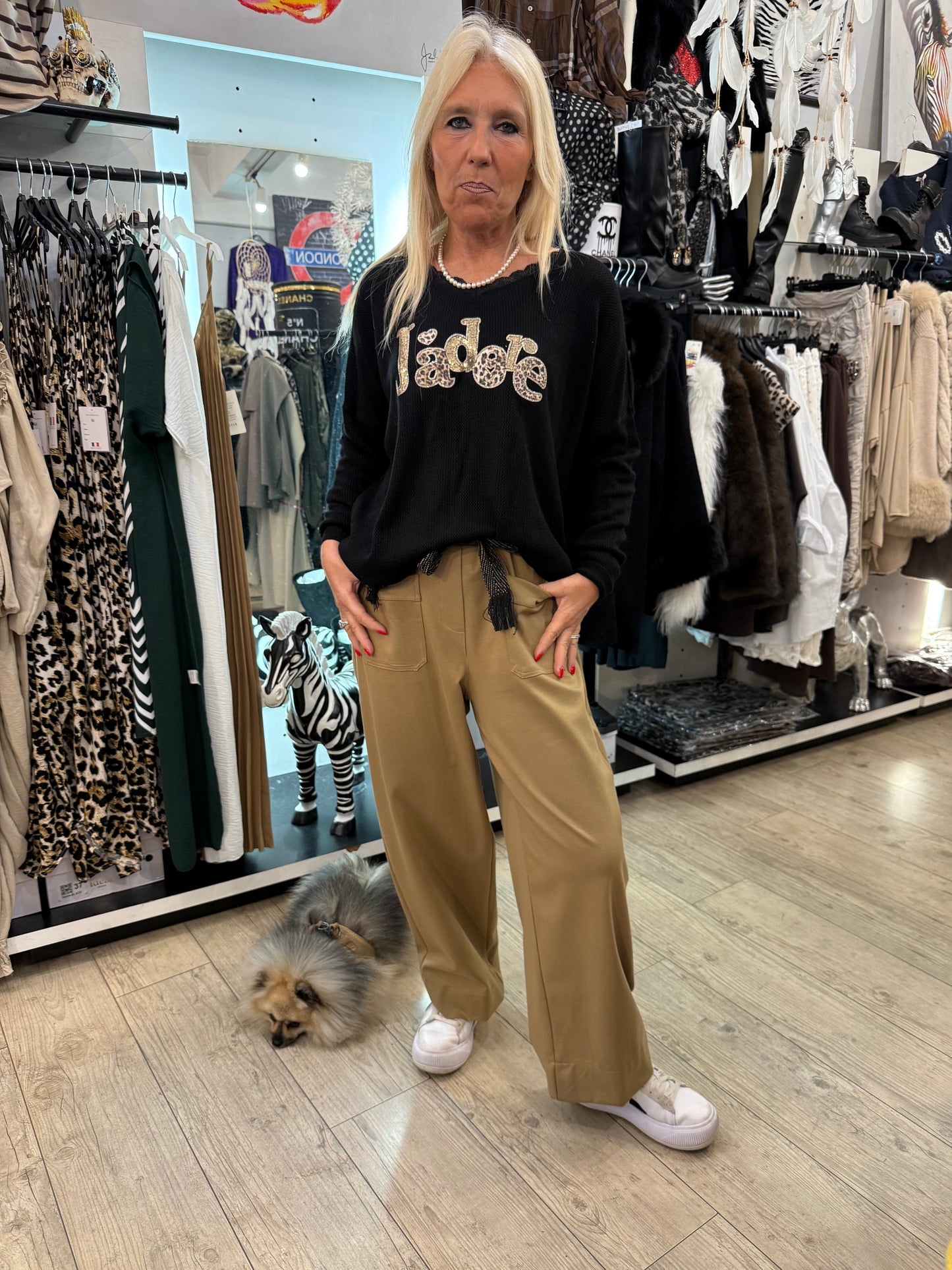 Pantalon Camille camél