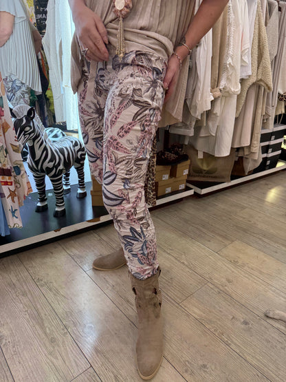 Pantalon savane beige