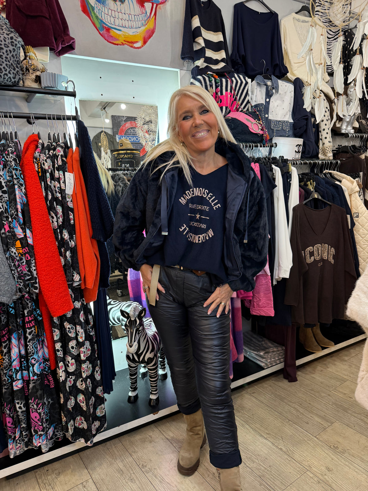 Veste Maryse marine