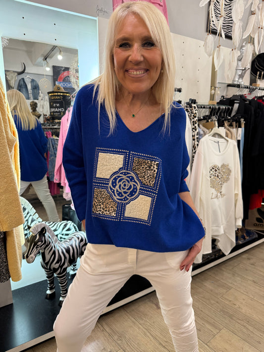 Pull zanzibar bleu elec