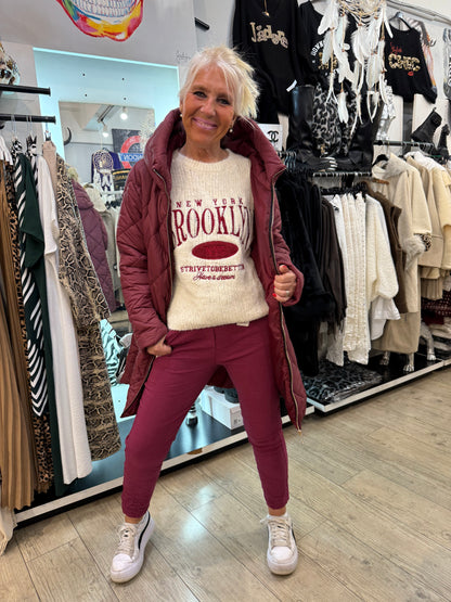 Pull Brooklyn Écru