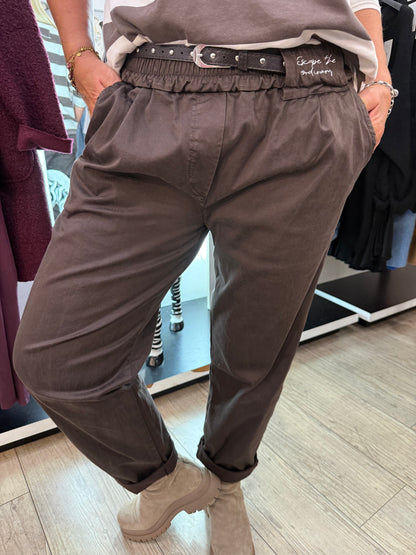 Pantalon escape choco