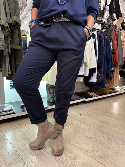 Pantalon chino marine