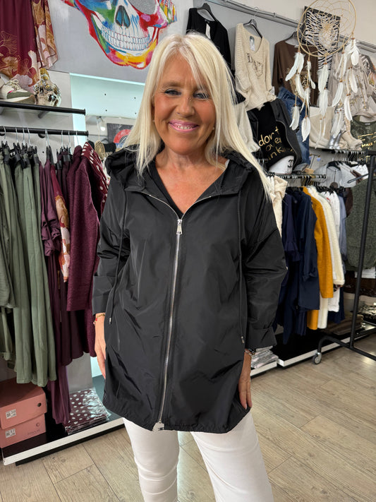 Veste coup de vent noir