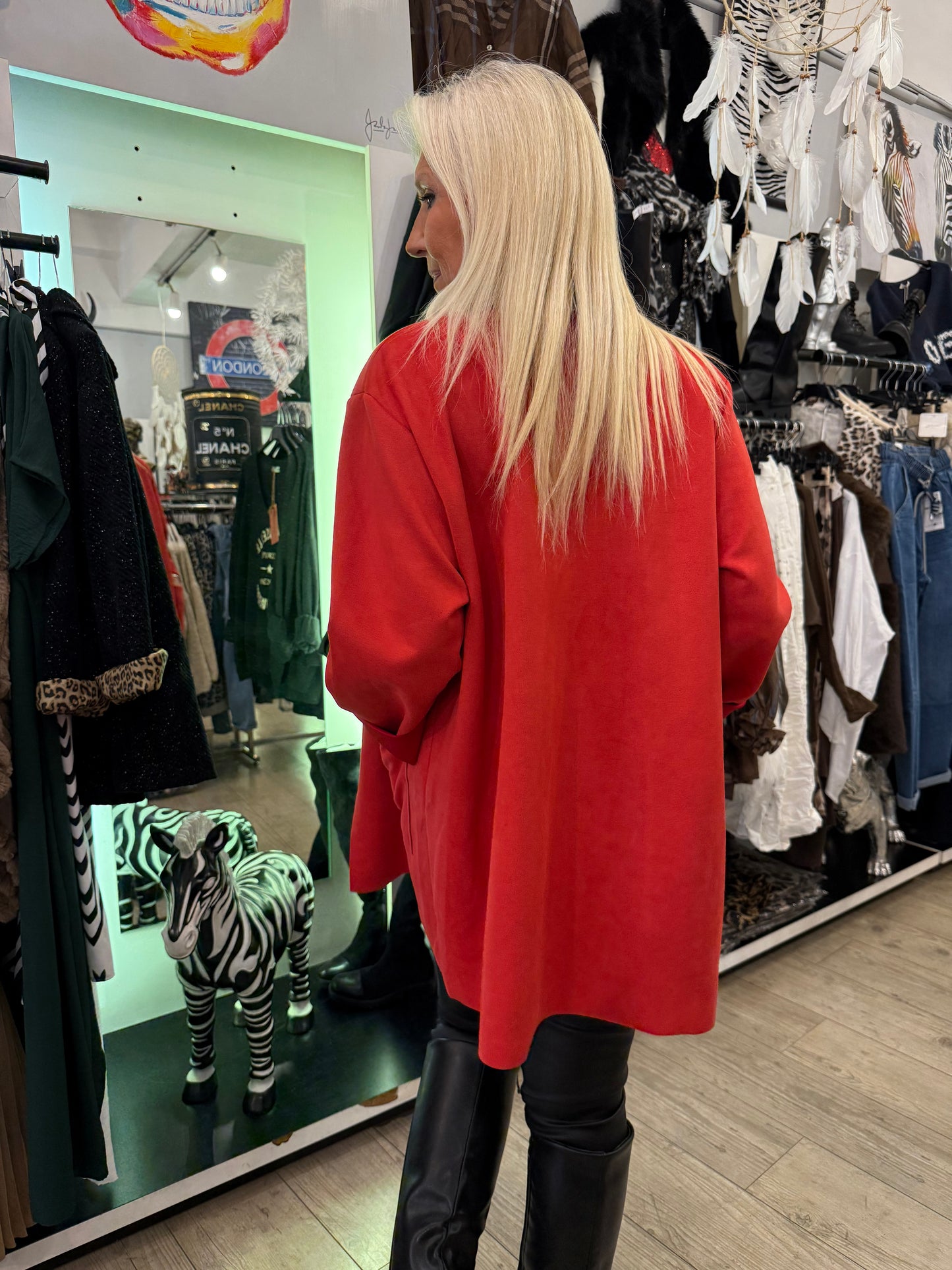 Veste fly rouge