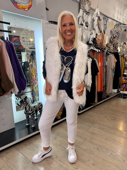 Gilet loli blanc