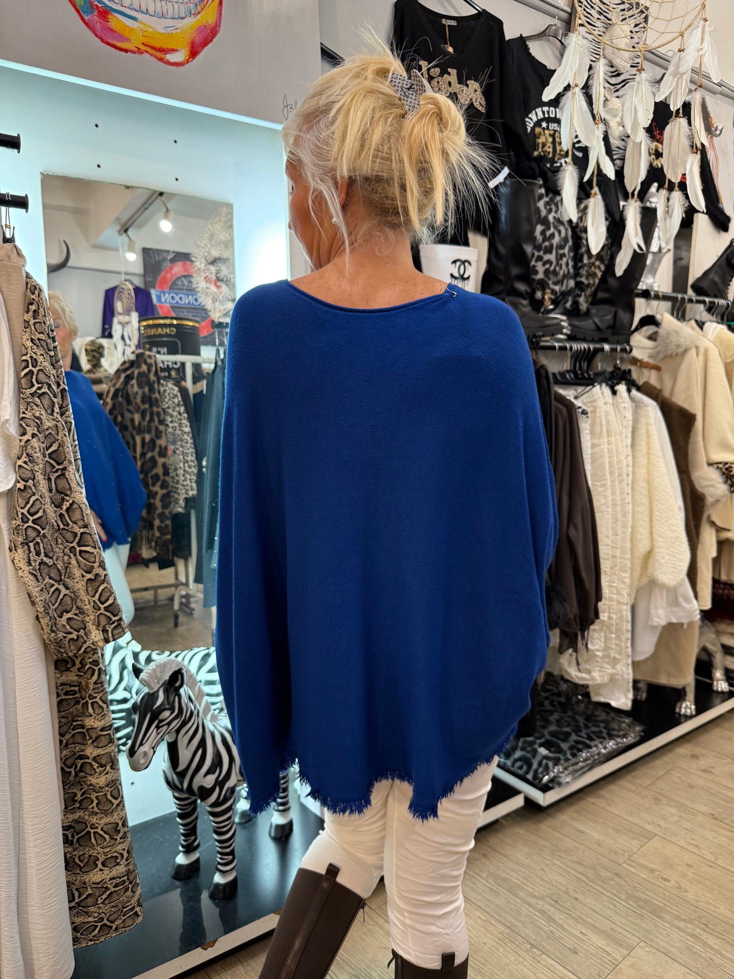 Pull Maryam bleu roi
