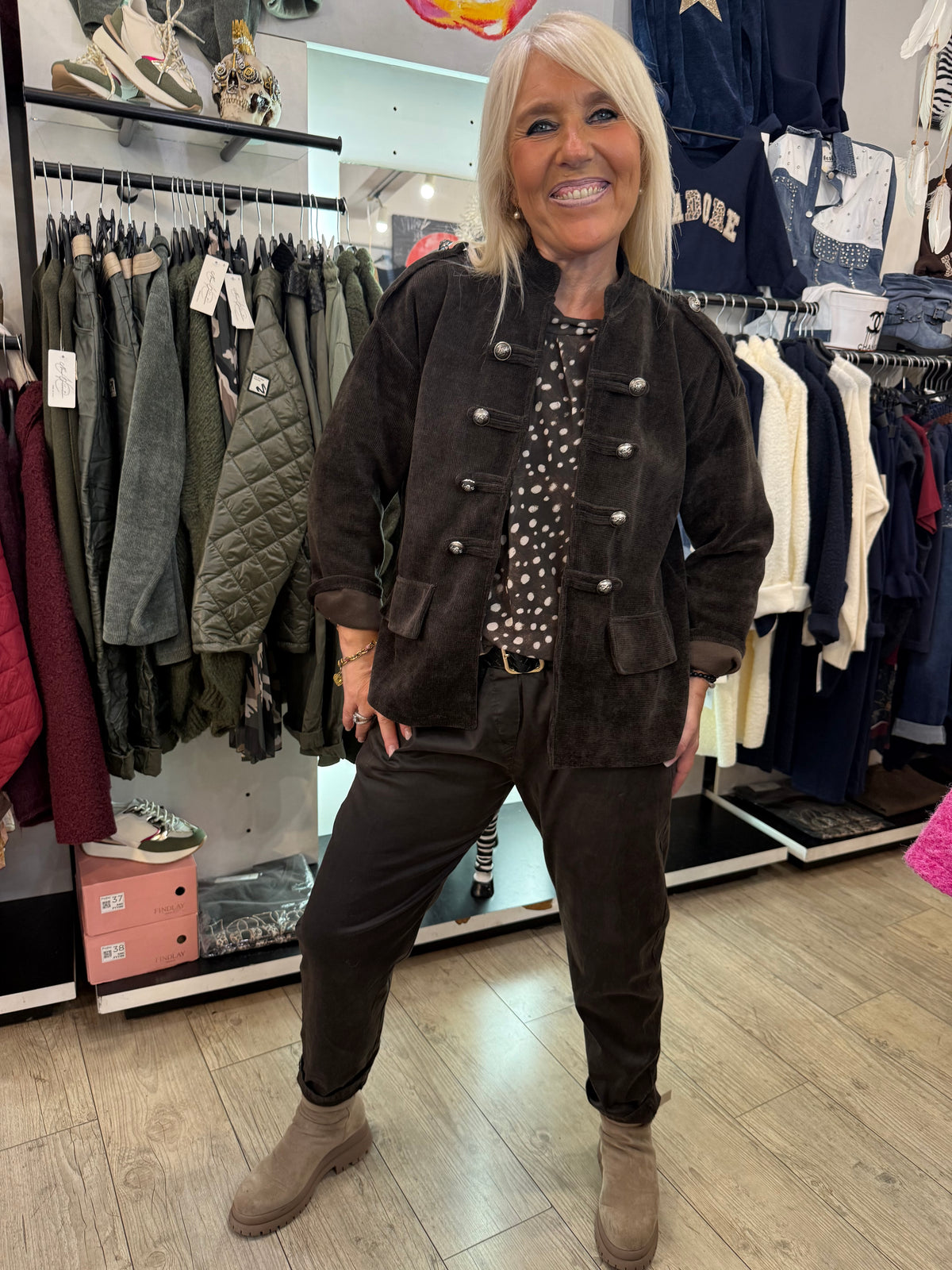 Veste kaporal choco