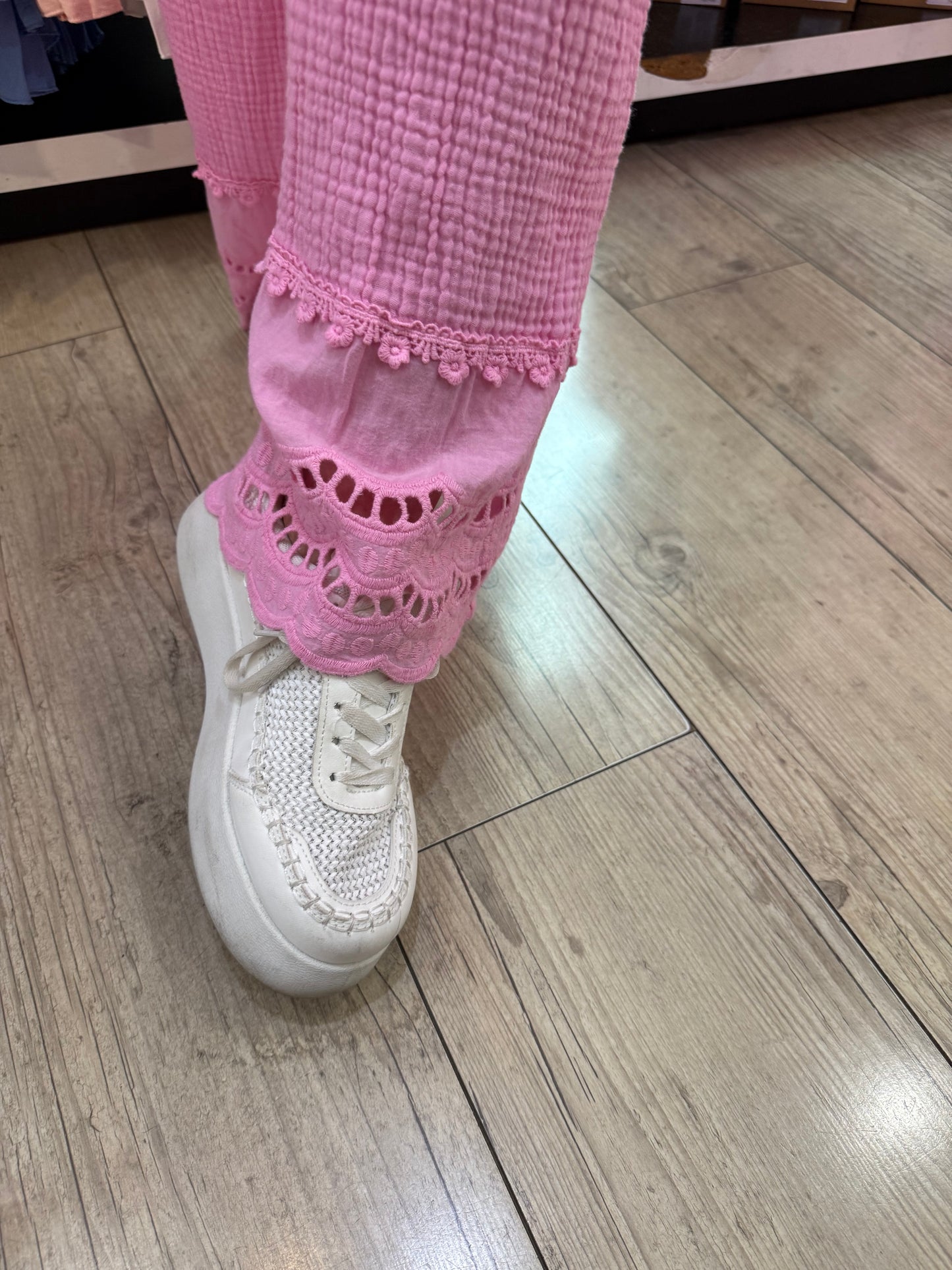 Tunique + pantalon Clara rose