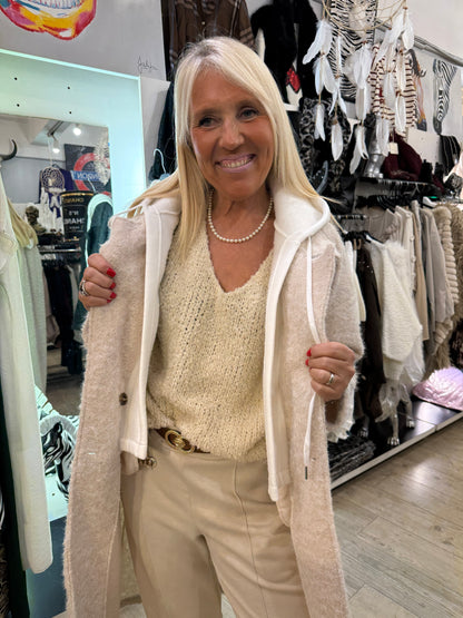 Manteau écru