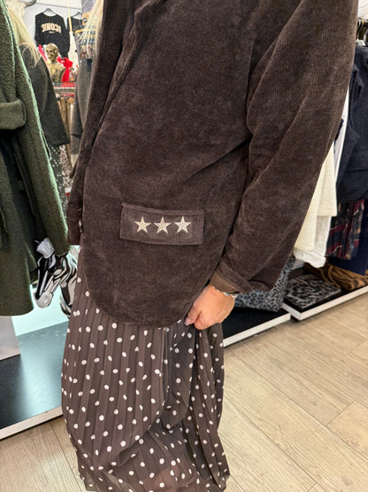 Veste étoile choco