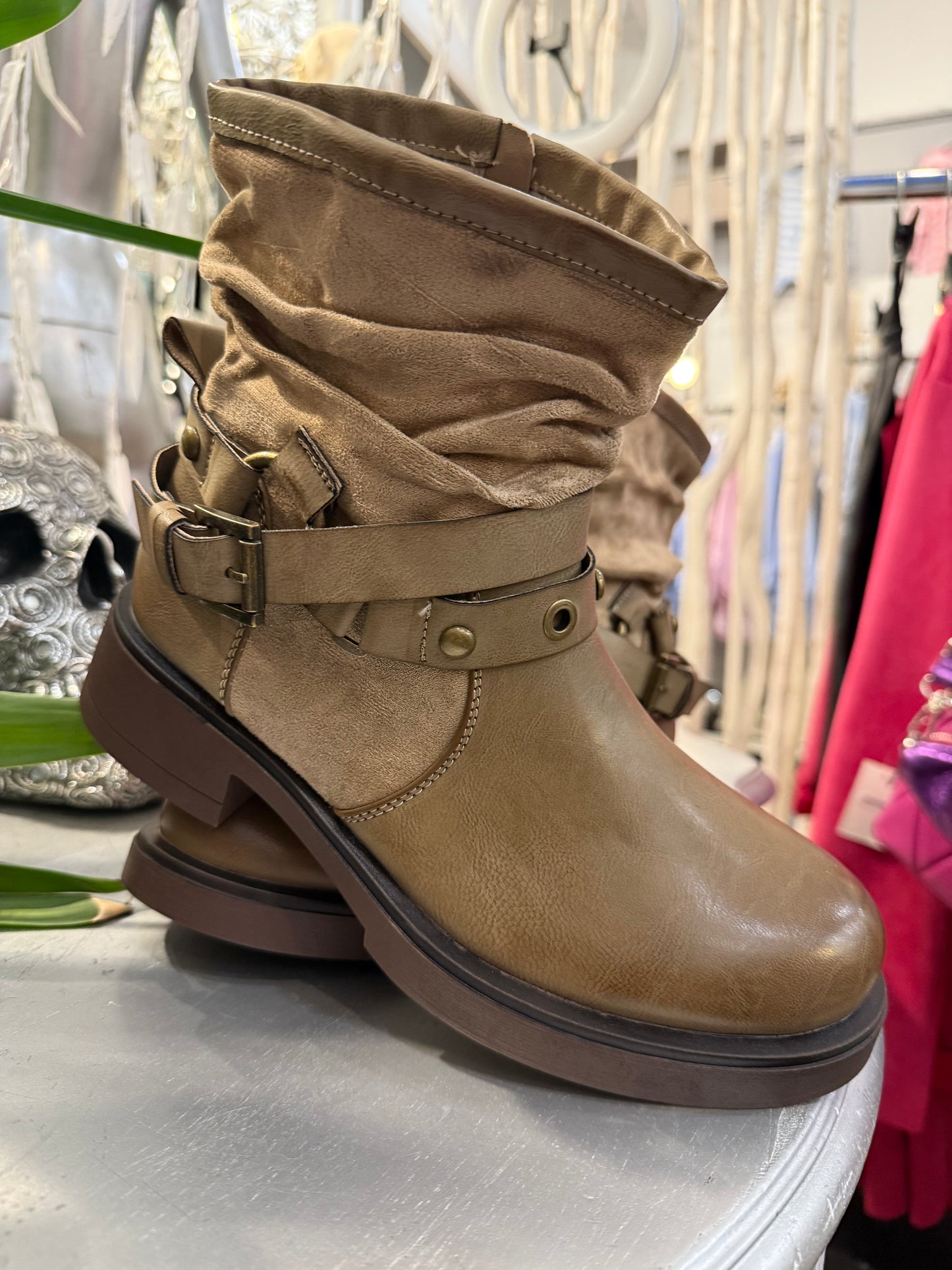 Boots beige Paule