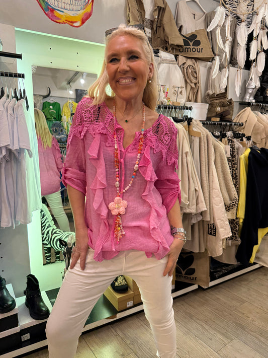 Tunique Francine rose