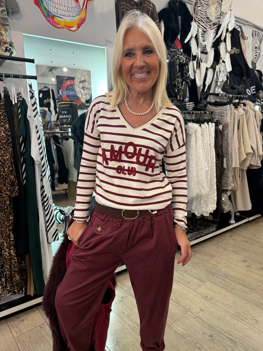 T shirt amour Bordeaux