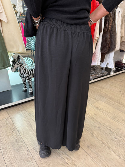 Pantalon palazzo noir