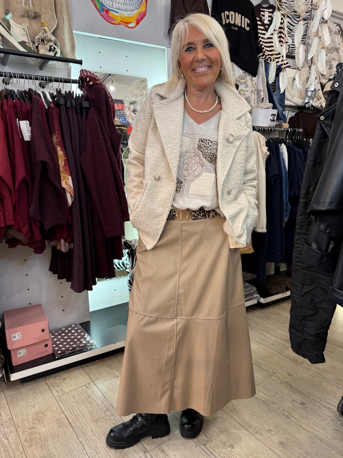 Jupe zanzibar beige