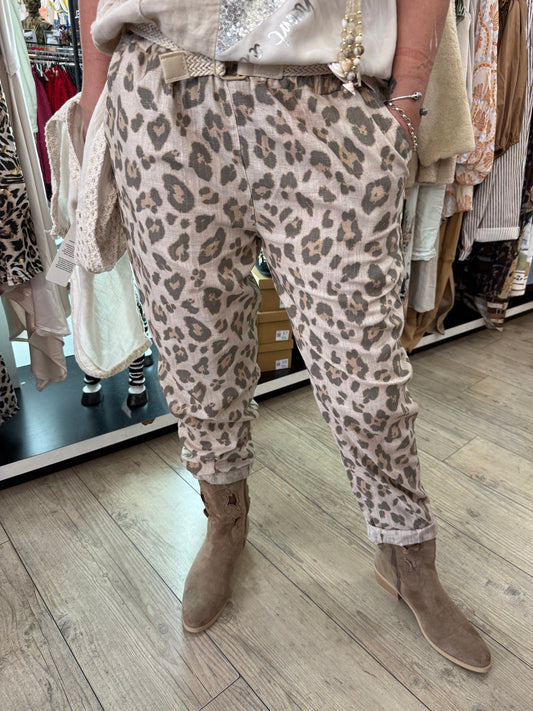 Pantalon Léo lin