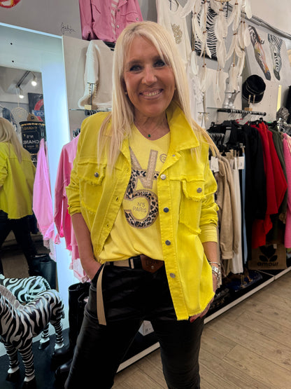 Veste Jean jaune