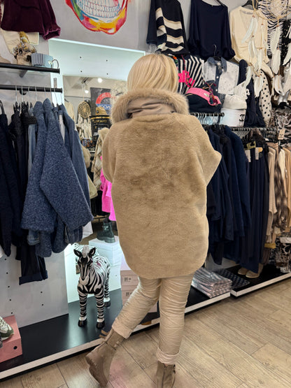 Manteau princess beige