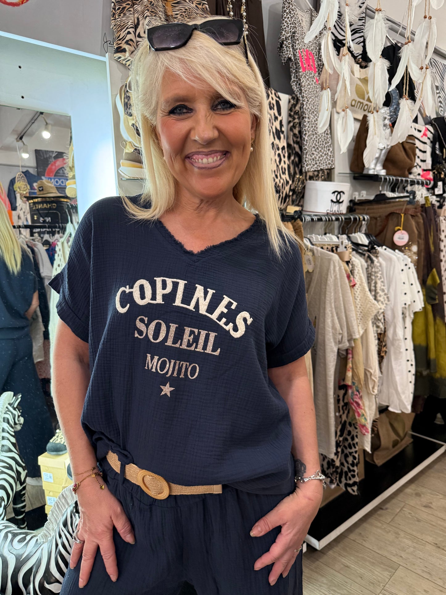 T shirt mojito marine