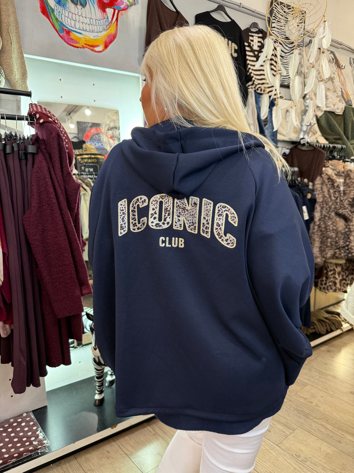 Veste marine iconic club
