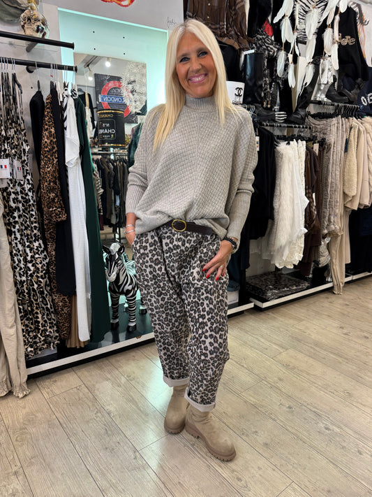 Pantalon velours Léo clair
