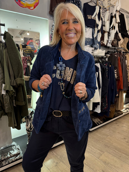 Veste étoile marine